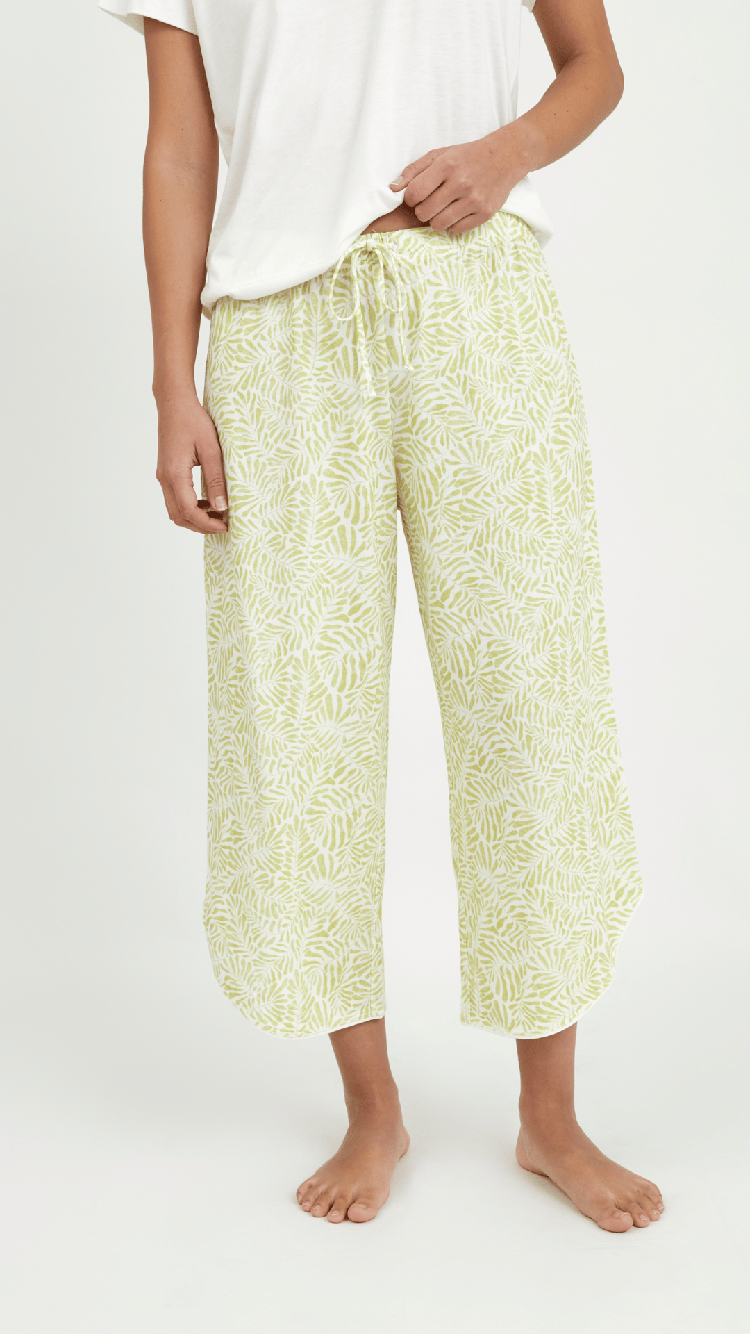 Capri Citron Leaves y Top Harper Ivory