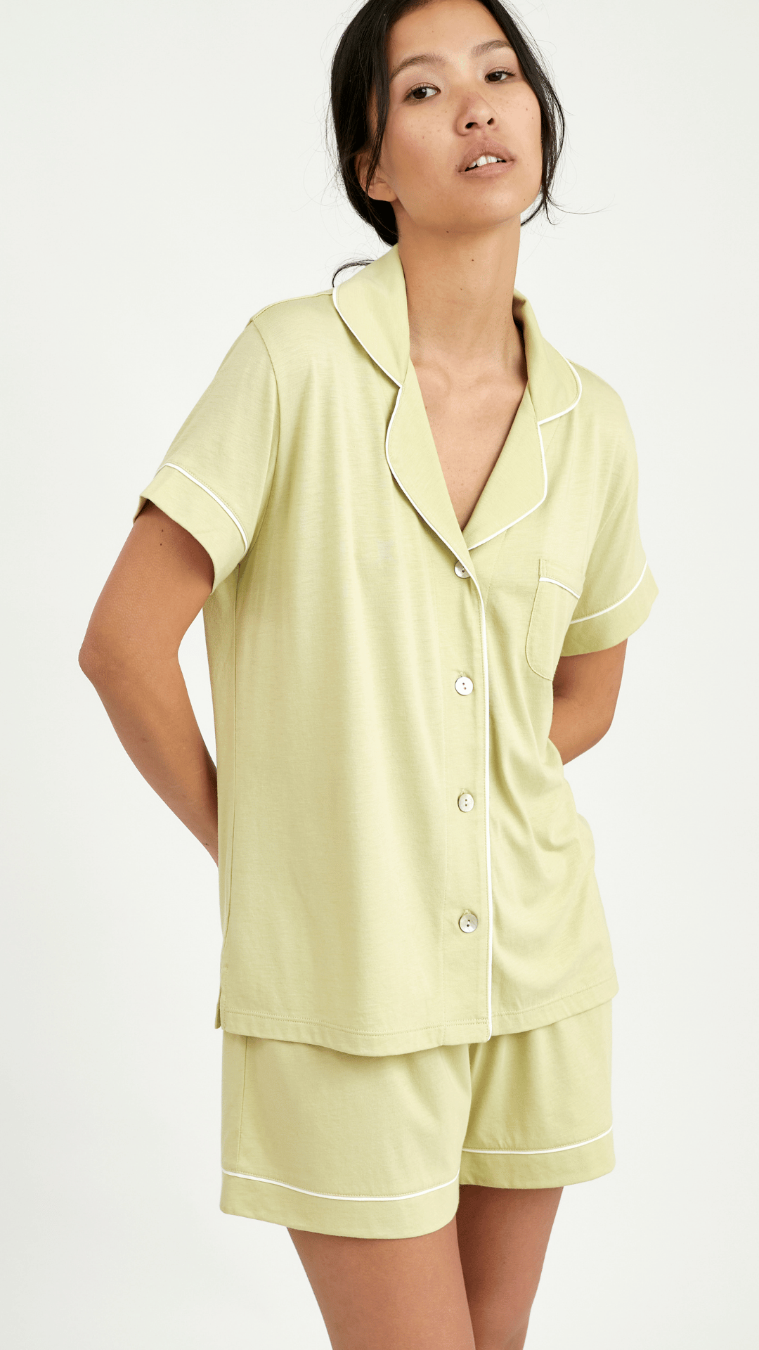 PJ Boyfriend Core Corto Lime Green