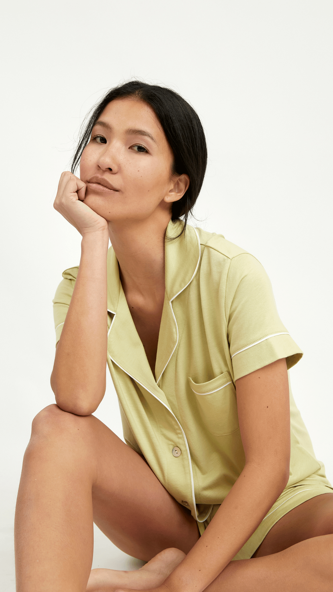 PJ Boyfriend Core Corto Lime Green