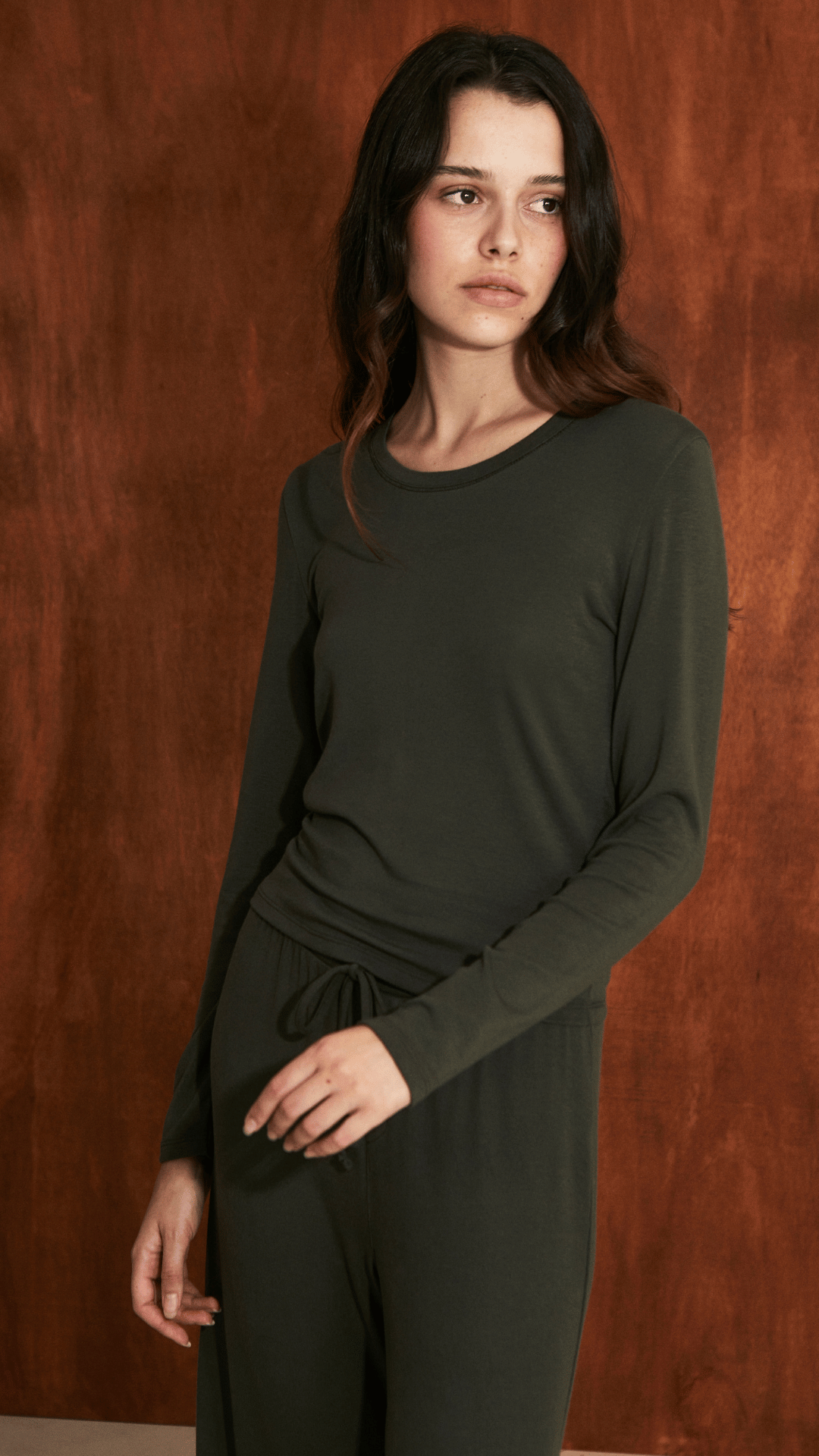 Jogger Moss y Top Flared Moss