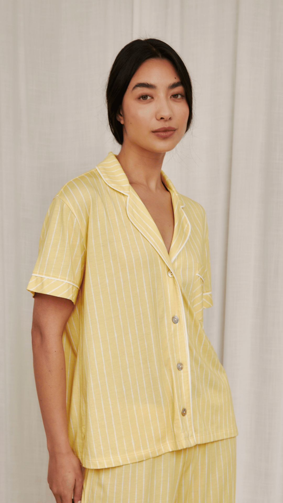 Boyfriend Vera PJ Set Sunshine Stripes