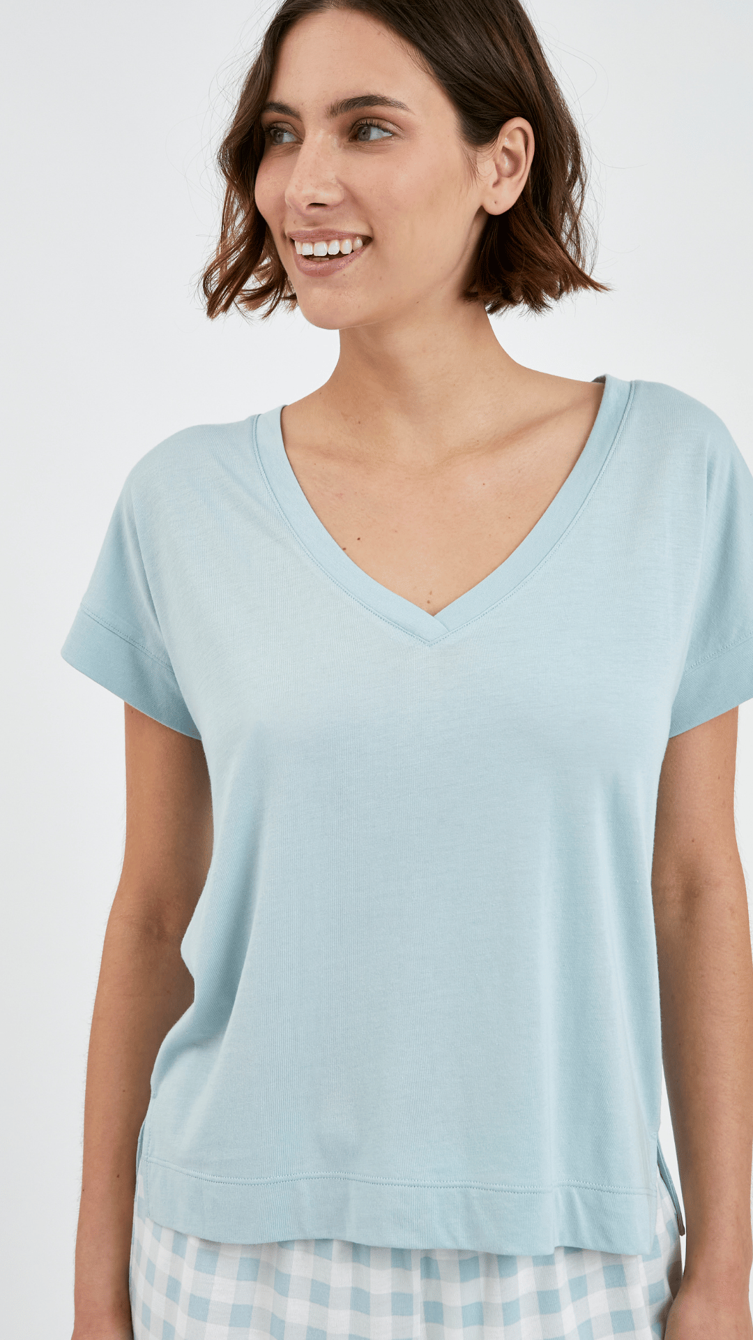 Short Vichy & Top Harper MC Winter Sky