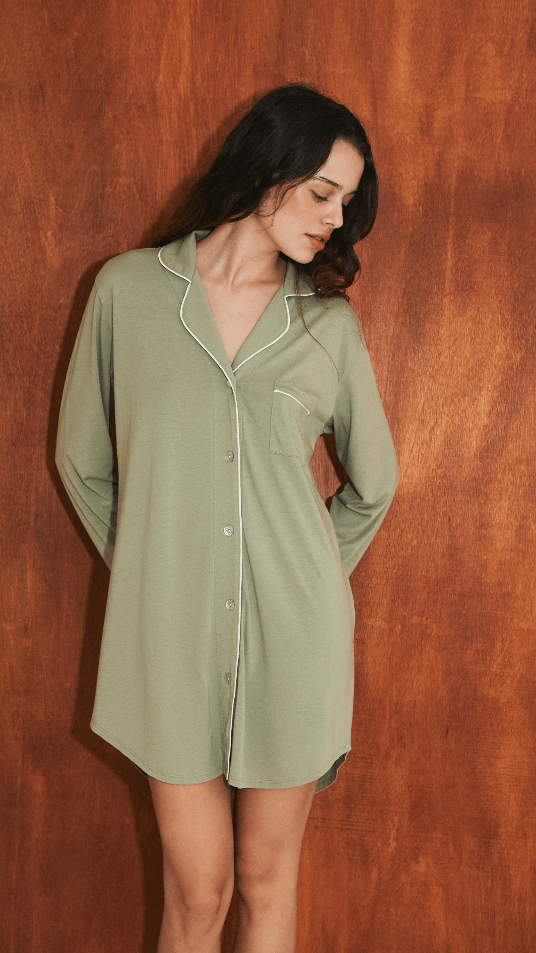 Boyfriend Cami Sage Green