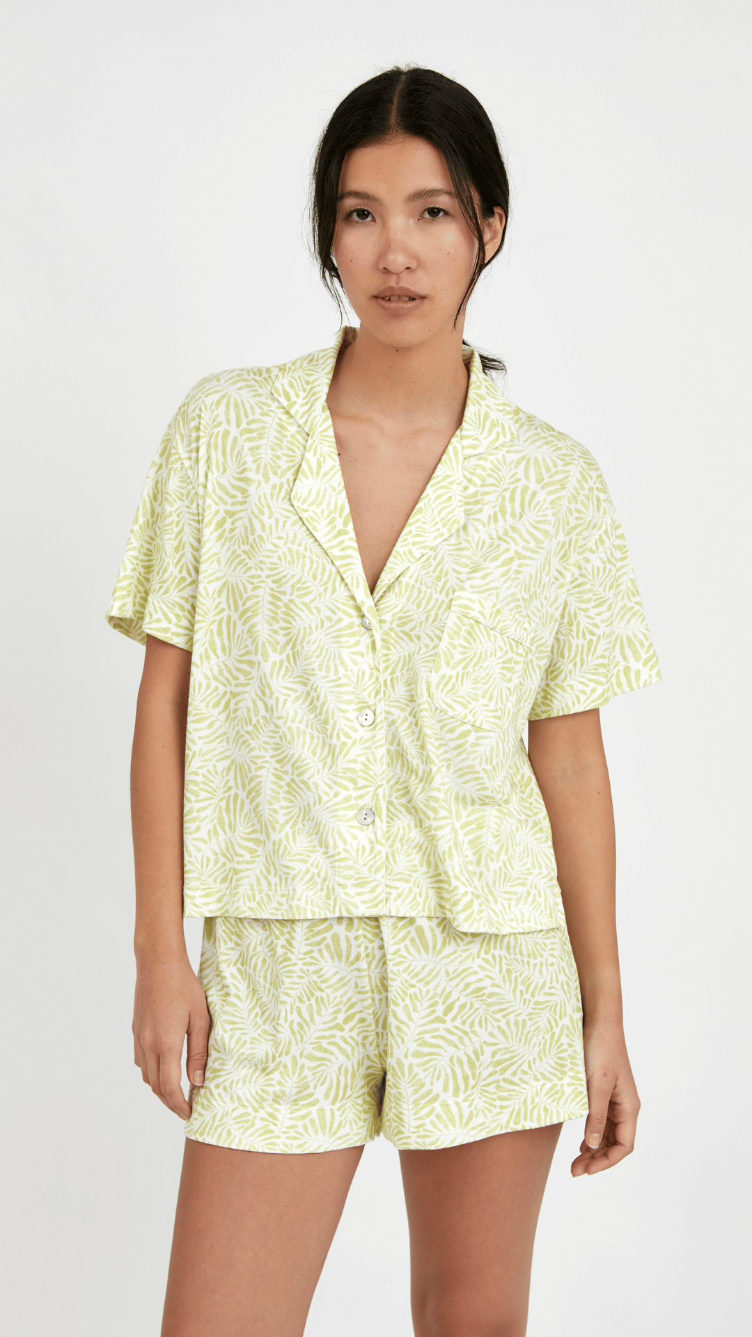 PJ Boyfriend Aria Citron Leaves