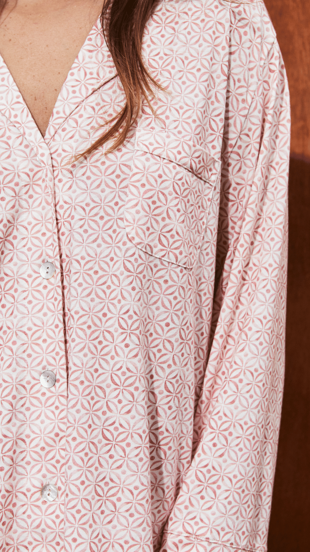 Boyfriend Agnes PJ Set Rose Orbit