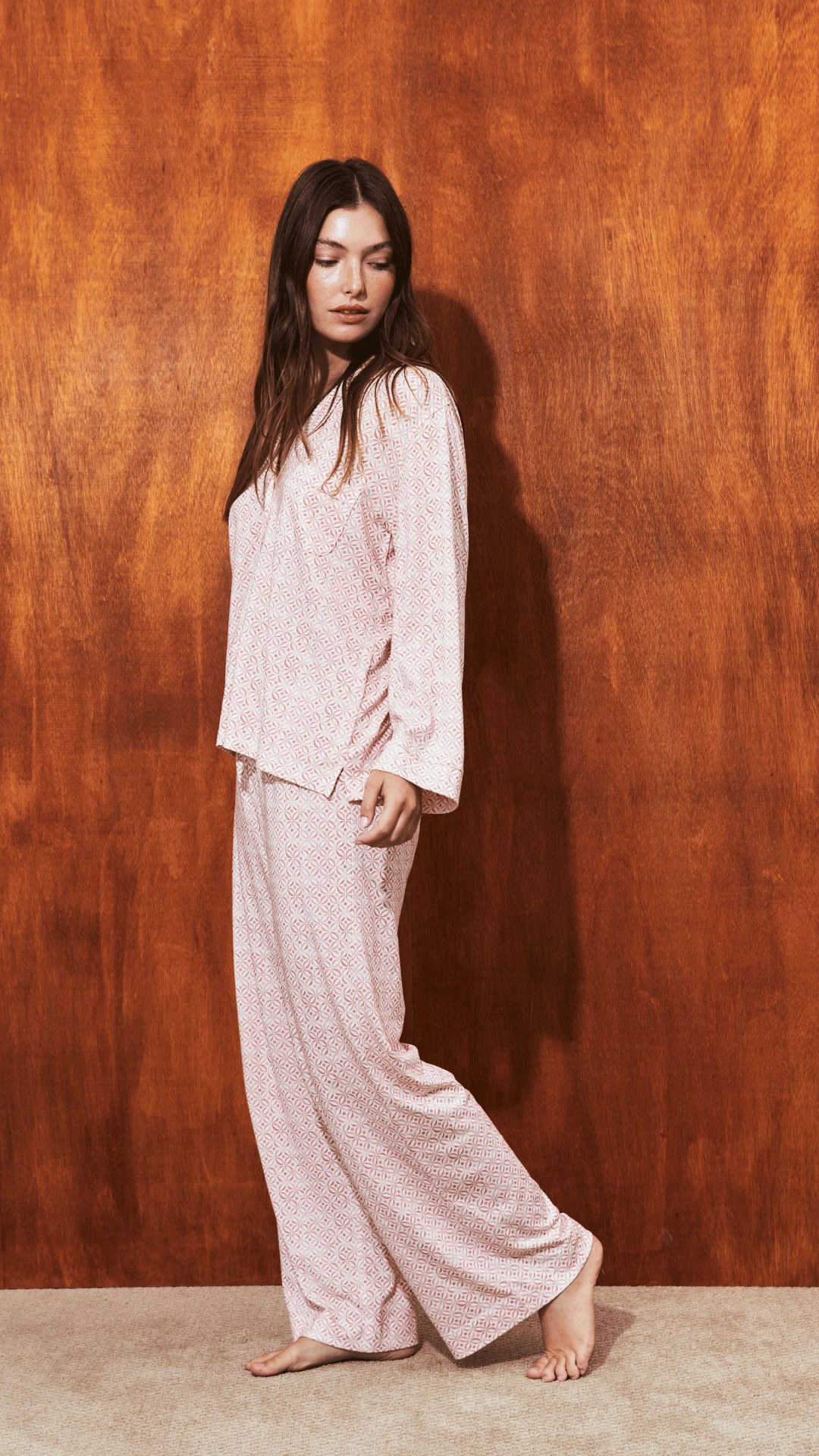 Boyfriend Agnes PJ Set Rose Orbit