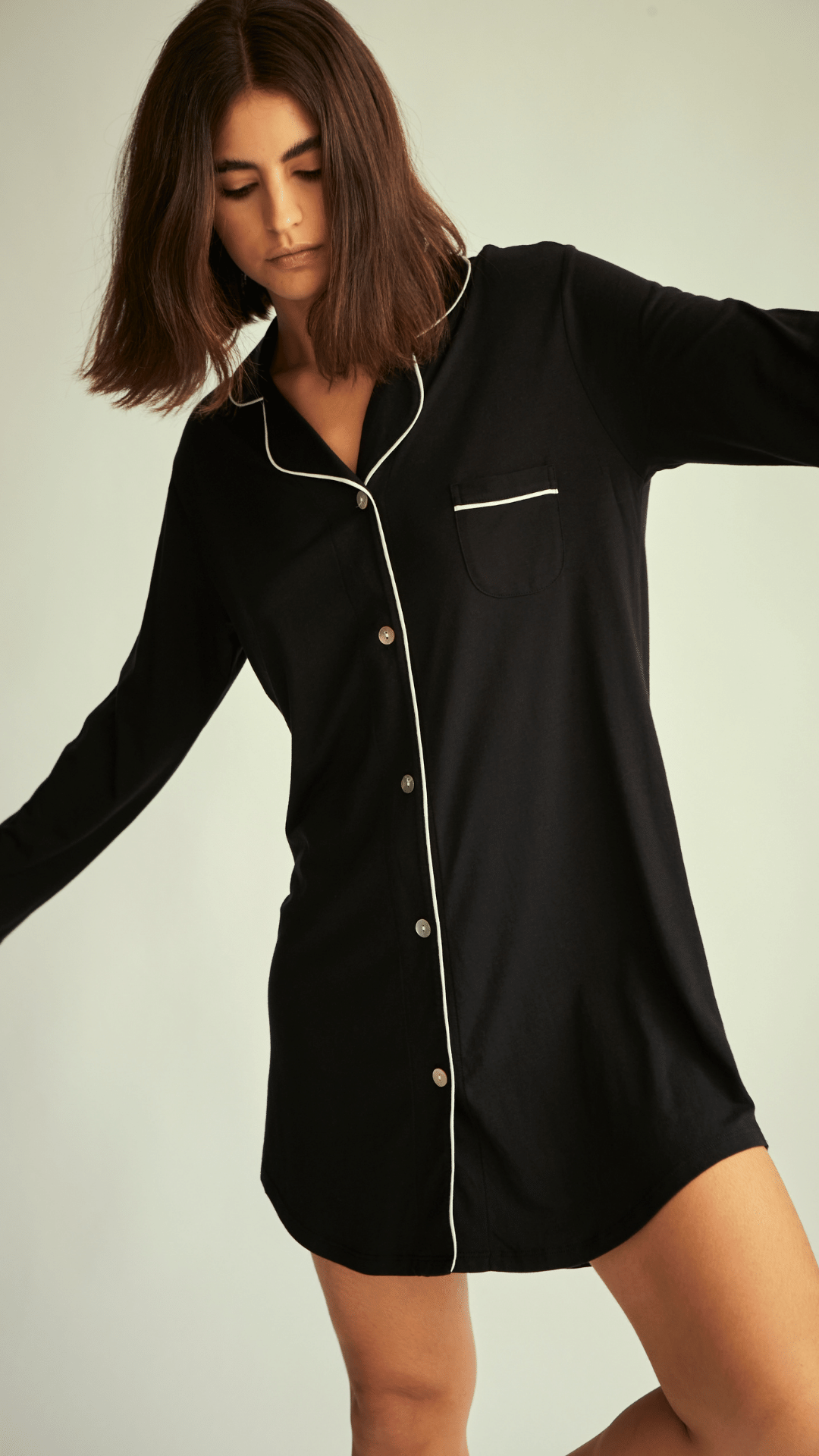 Camisola Boyfriend Core Negro