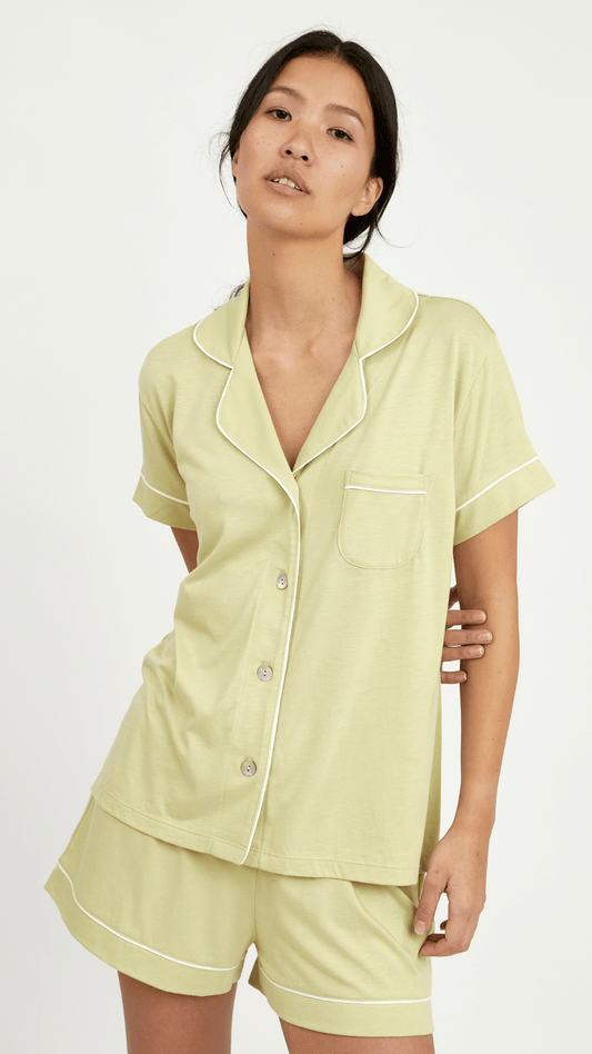 PJ Boyfriend Core Corto Lime Green