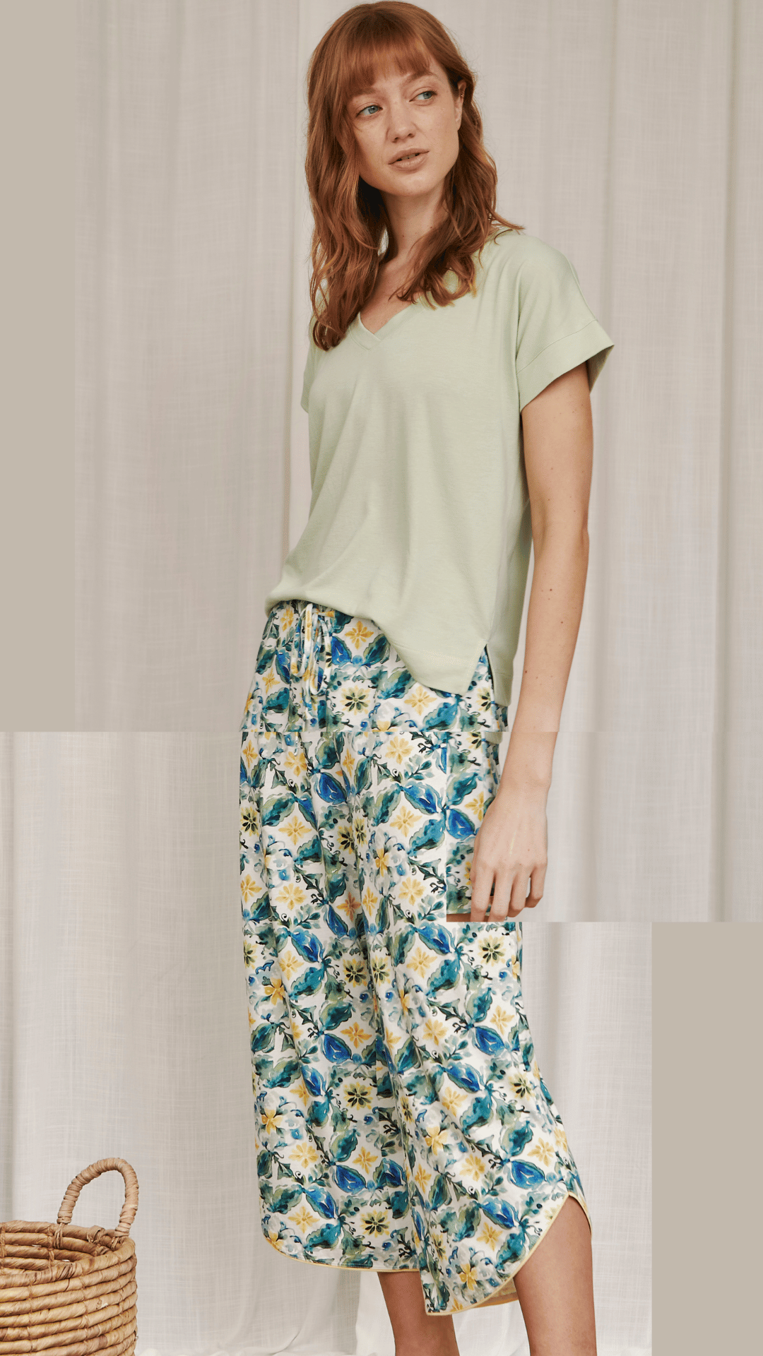 PJ Pant Positano & Harper Top Aloe