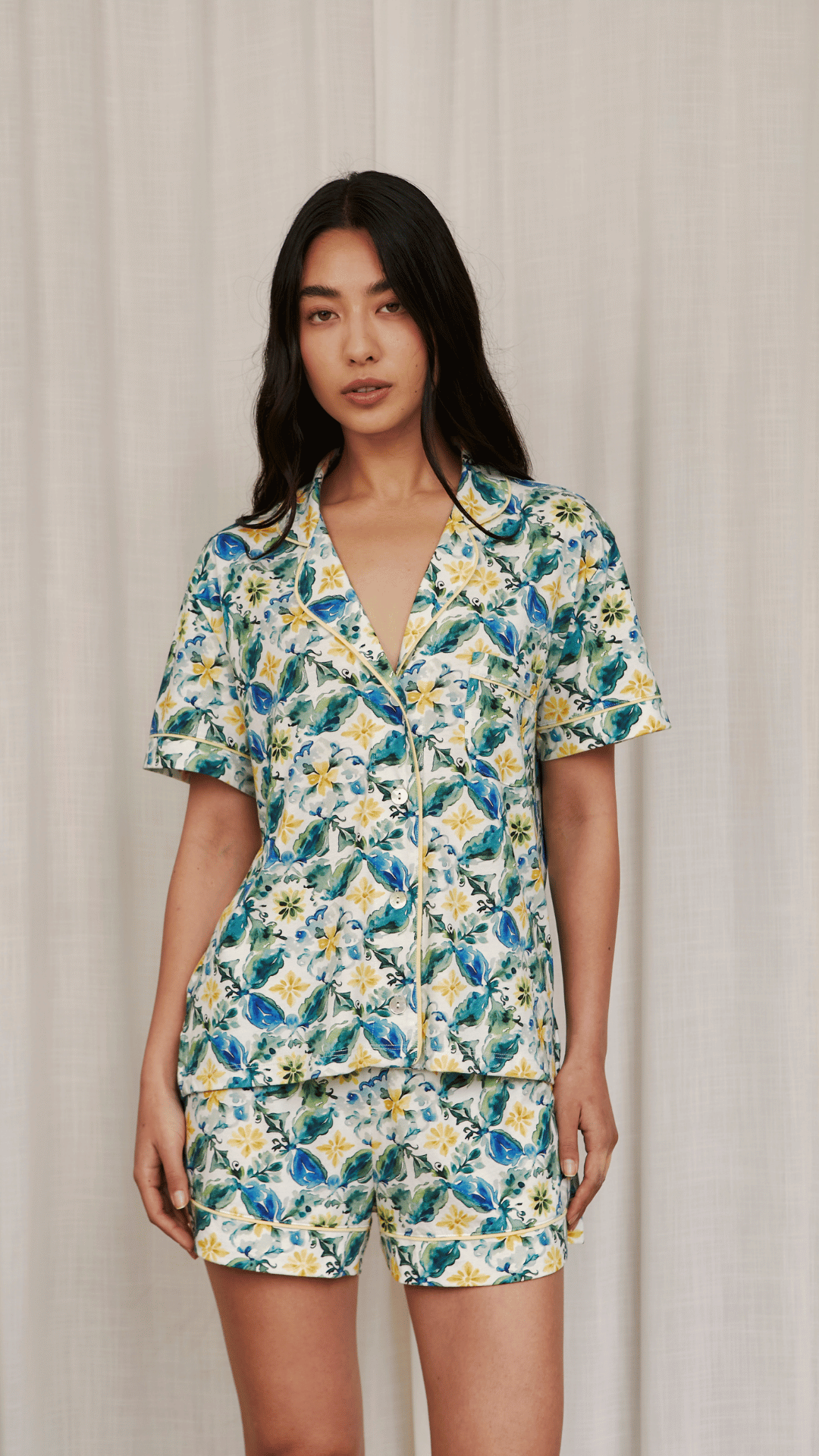 Boyfriend Vera PJ Set Positano