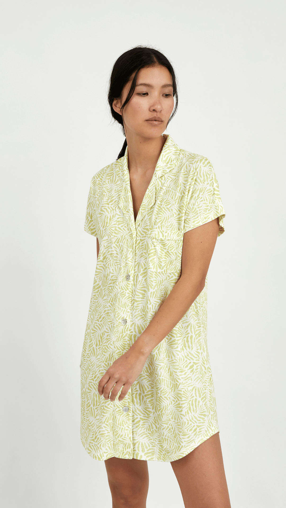 Camisola Boyfriend  Agnes Citron Leaves