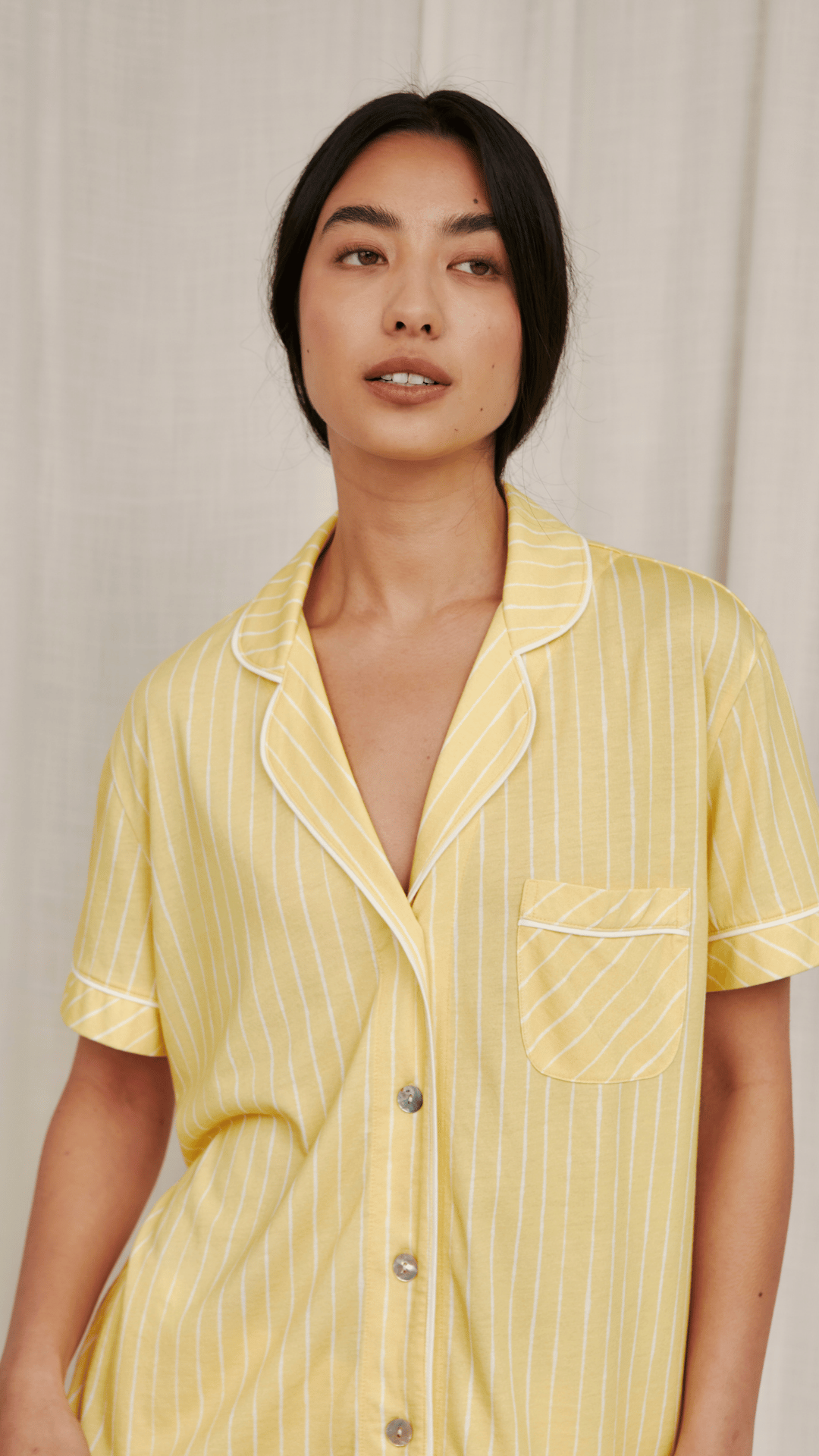 Boyfriend Vera PJ Set Sunshine Stripes