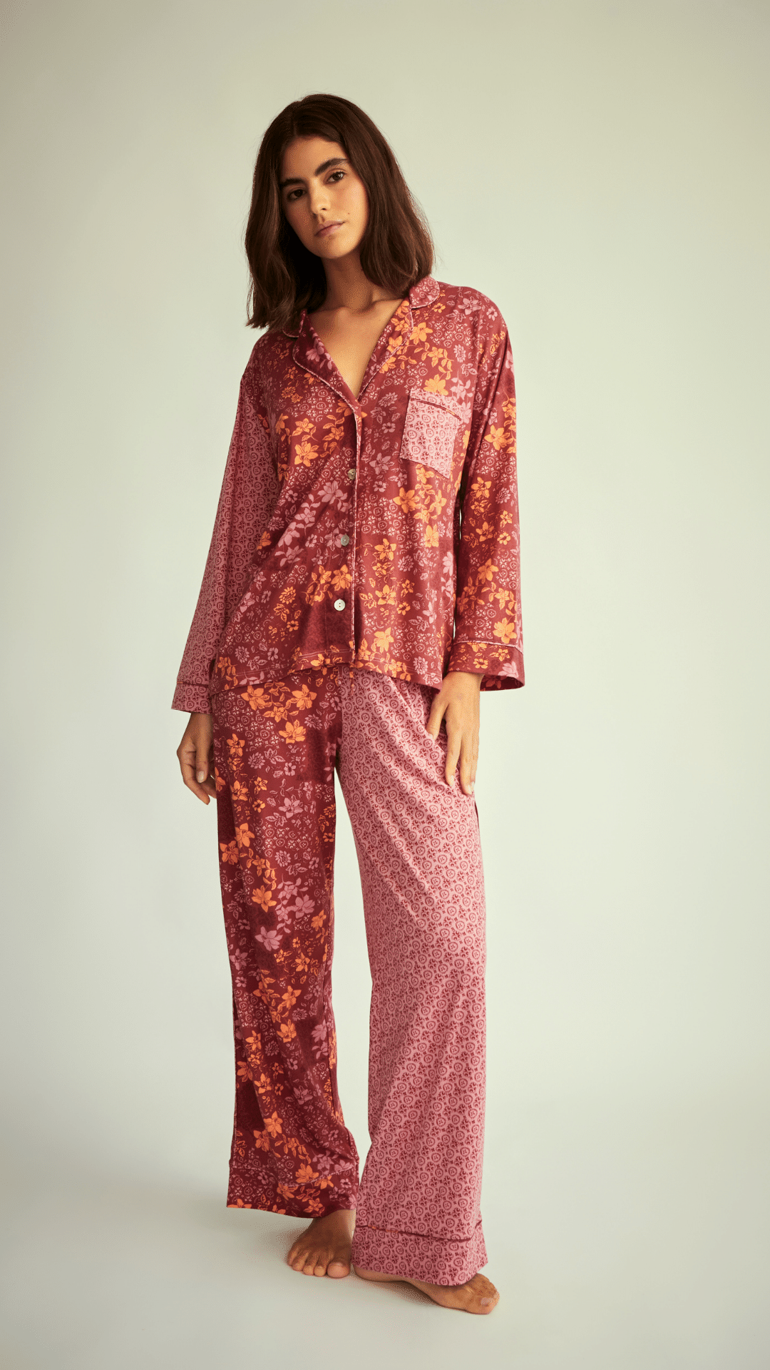 PJ Boyfriend Vera Floral Fusion