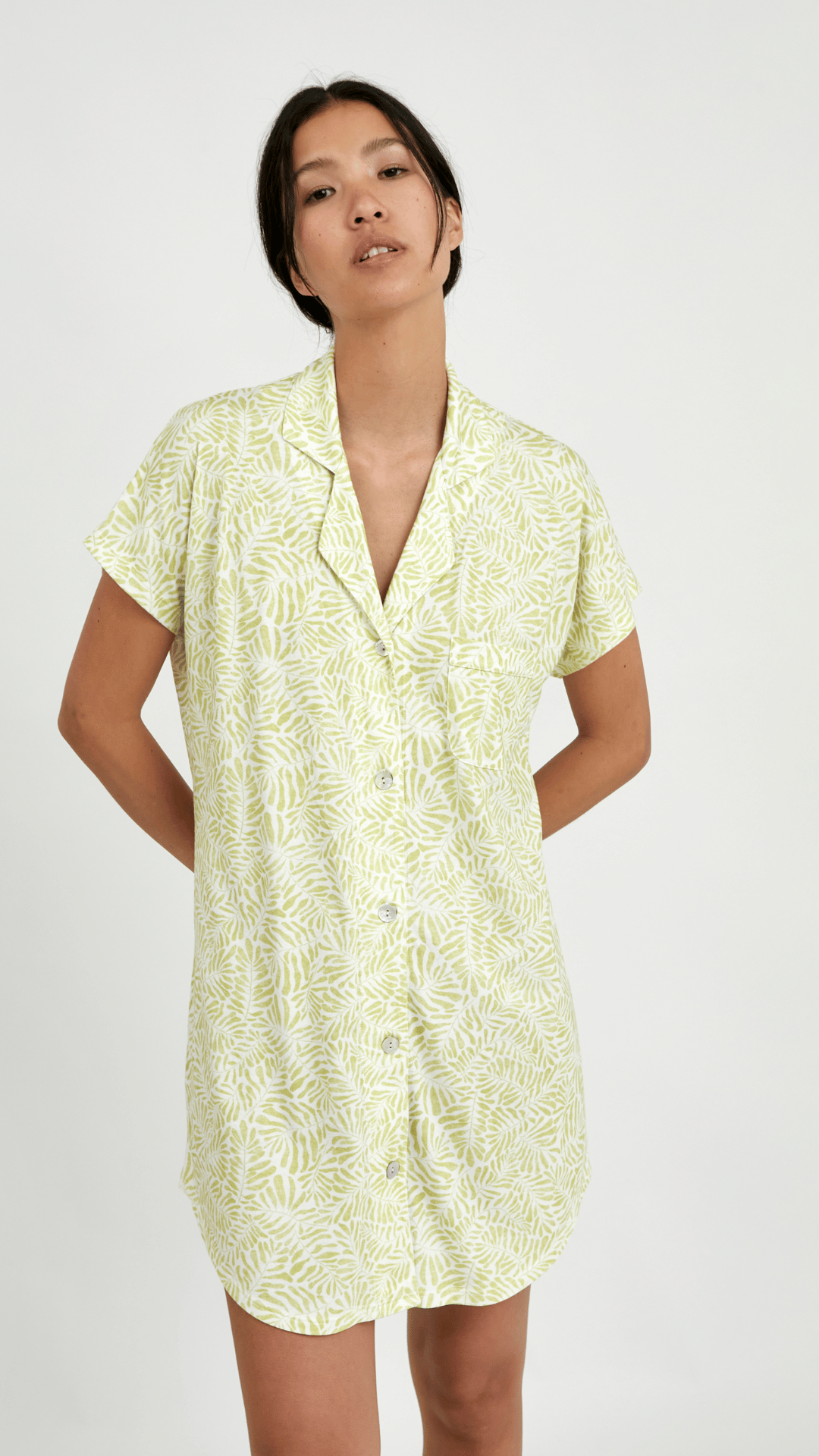 Camisola Boyfriend  Agnes Citron Leaves