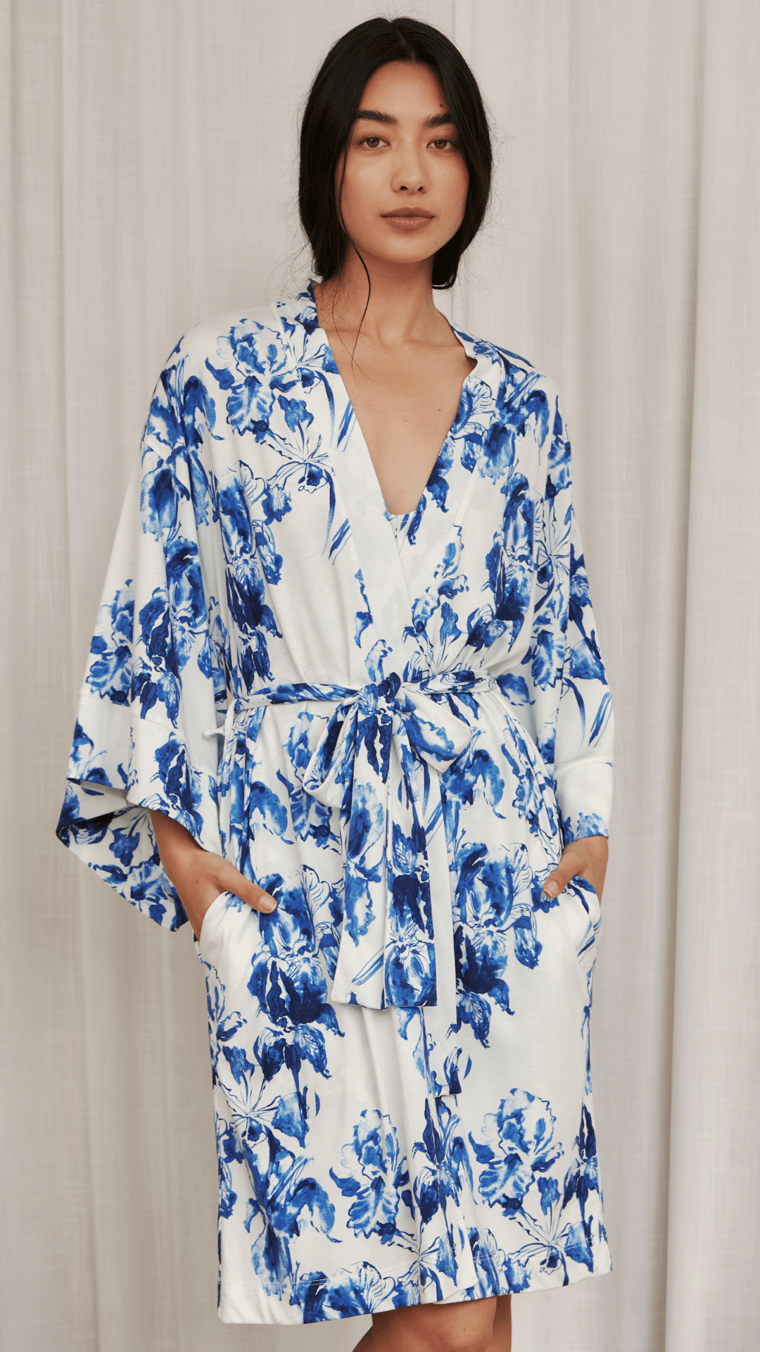 Kimono Midi Iris Blue