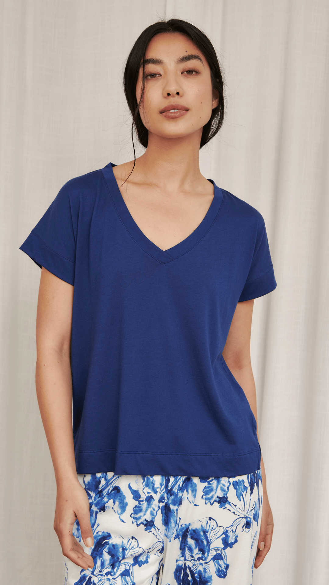 PJ Pant Iris Blue & Top Sapphire Blue