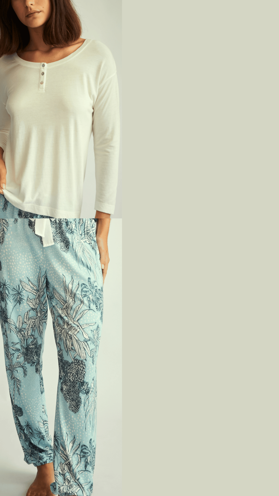 Pantalón Jungle & Top Dalia Ivory